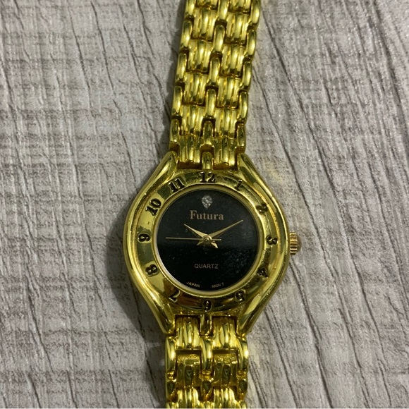 Futura Vintage Gold Watch - Picture 1 of 3